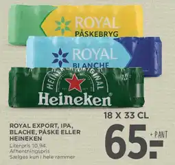 MENY Royal / Heineken 18 x 33 cl tilbud