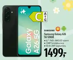 Føtex Samsung Galaxy A26 5G 128GB tilbud