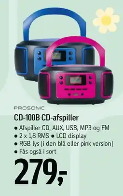 Føtex CD-100B CD-afspiller tilbud