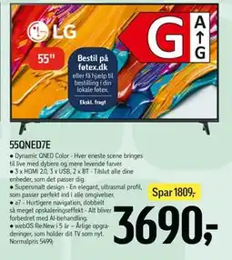 Føtex LG 55QNED7E tilbud