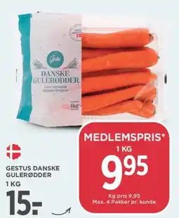 MENY Danske gulerødder tilbud