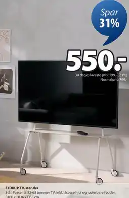 JYSK EJDRUP TV-stander tilbud