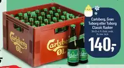 Føtex Carlsberg, Grøn Tuborg eller Tuborg Classic flasker tilbud