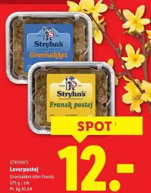 Lidl Leverpostej tilbud