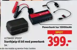 Lidl Starthjælp til bil med powerbank tilbud