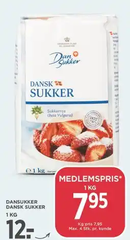 MENY Dansukker Dansk Sukker tilbud