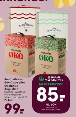SPAR South African Bay Cape eller Økologisk Augustina tilbud
