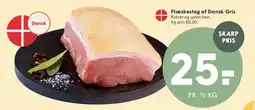 SPAR Flæskesteg af Dansk Gris tilbud