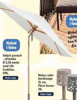 Føtex Parasol tilbud
