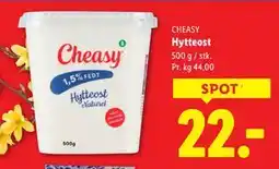 Lidl Hytteost tilbud