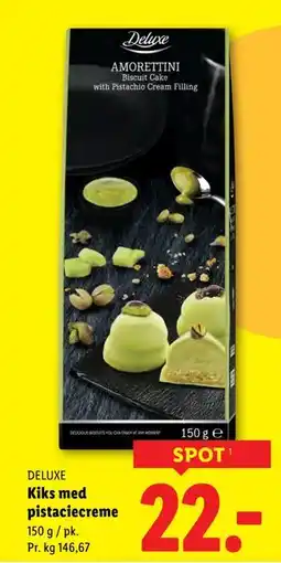 Lidl Kiks med pistaciecreme tilbud