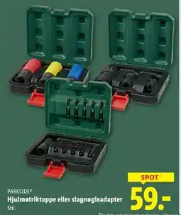 Lidl Hjulmøtriktoppe eller slagnøgleadapter tilbud