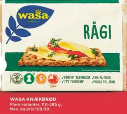 MENY Wasa Rågi tilbud