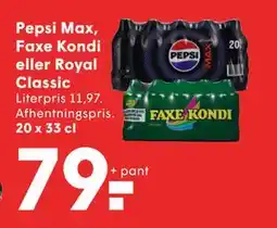 SPAR Pepsi Max, Faxe Kondi eller Royal Classic tilbud
