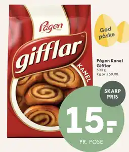 SPAR Pågen Kanel Gifflar tilbud