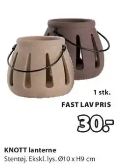 JYSK KNOTT lanterne tilbud