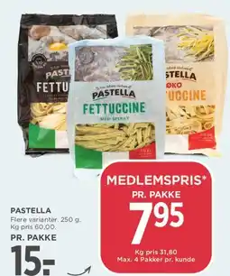 MENY Pastella fettuccine (pasta) tilbud