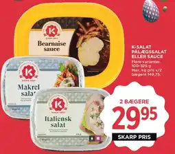 MENY K-salat / pålægssalat eller sauce tilbud