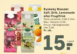 SPAR Rynkeby Blandet (saft, drik, lemonade eller frugtfrisk) tilbud