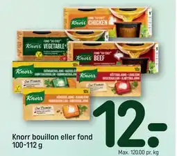REMA 1000 Knorr bouillon eller fond 100-112 g tilbud
