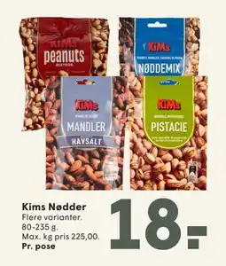 SPAR Kims Nødder tilbud