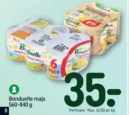 REMA 1000 Bonduelle majs 560-840 g tilbud