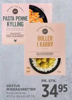 MENY Gestus middagsretter tilbud