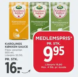 MENY KAROLINES KØKKEN SAUCE tilbud