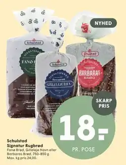SPAR Schulstad Signatur Rugbrød tilbud