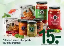 REMA 1000 Zelected sauce eller pesto 130-500 g/500 ml tilbud