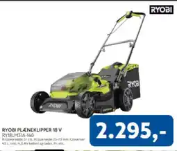 Davidsen Ryobi Plaeneklipper 18 v tilbud