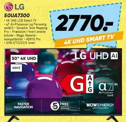 Bilka LG 50 4K UHD Smart TV (50UA7300) tilbud