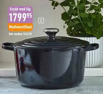 Gryde med låg