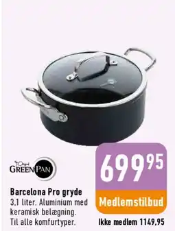 Imerco Barcelona Pro gryde tilbud