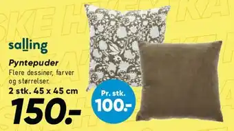 Bilka Salling pyntepuder tilbud