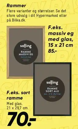 Bilka Rammer tilbud
