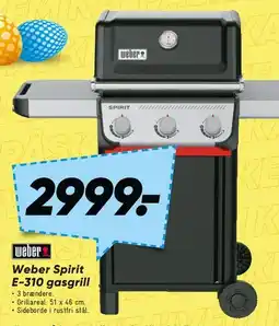 Bilka Weber Spirit E-310 gasgrill tilbud