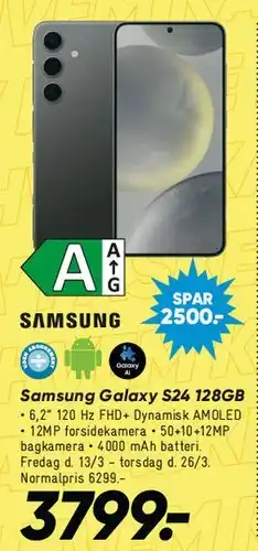 Bilka Samsung Galaxy S24 128GB tilbud