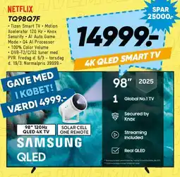 Bilka Samsung 98 QLED 4K TV (TQ98Q7F) tilbud