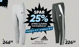 Bilka Træningsbukser (Nike og Adidas) tilbud