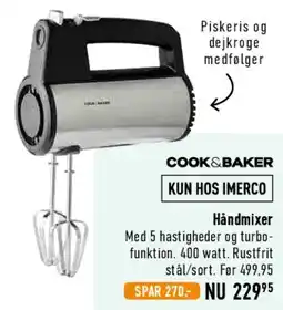 Imerco Håndmixer tilbud