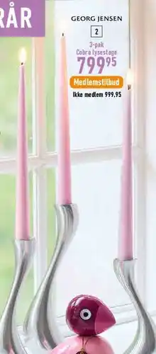 Imerco Cobra lysestage tilbud