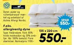 Bilka Asthma-Allergy dyne/pude serie tilbud