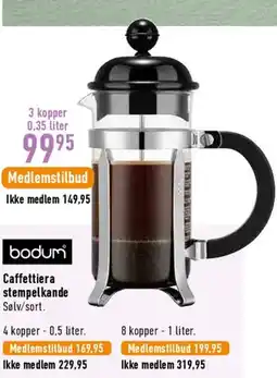 Imerco Caffettiera / Stempelkande tilbud
