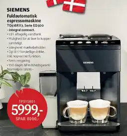 Kop & Kande Siemens fuldautomatisk espressomaskine tilbud