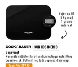 Imerco Bagevægt / Køkkenvægt tilbud