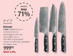 Kop & Kande Knivsæt (4-5 dele) tilbud