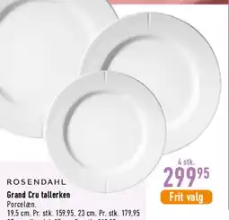 Imerco Rosendahl Grand Cru tallerken (4 stk.) tilbud