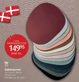 Kop & Kande Dækkeservietter (4 stk.) tilbud