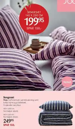Kop & Kande Sengesæt (Flow) tilbud